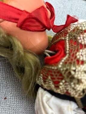 Vintage Schmider Original Trachten Bärbel Doll Black Forest Germany 25cm